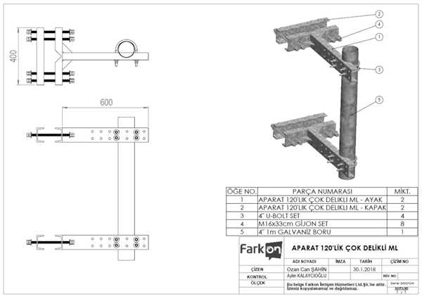 APARAT 120 LİK ÇOK DELİKLİ ML